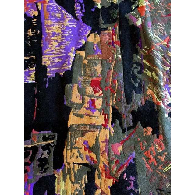 1960s A Large Modernist Abstract Tapestry by Mathieu Mategot For Sale - Image 5 of 13