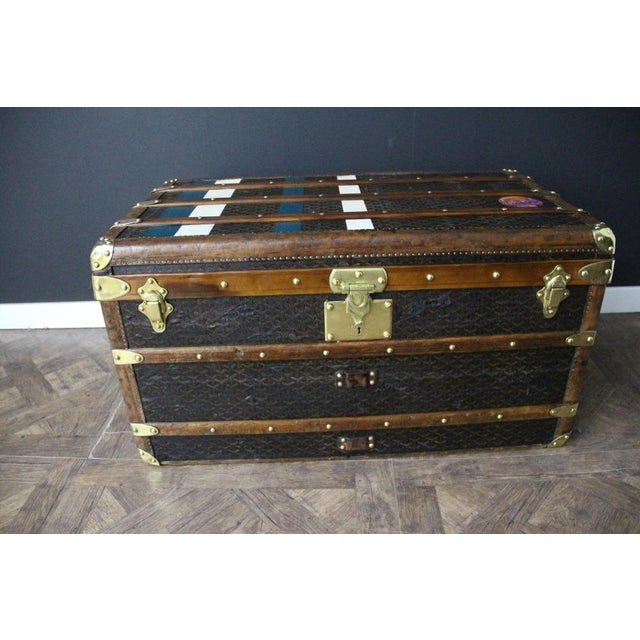 Courier 90 Trunk from Goyard, 1920s For Sale - Image 3 of 18