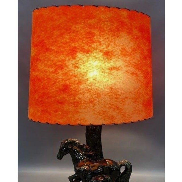 1950s 1950s Mid-Century Modern Phil Mar Porcelain Mare & Colt Horse Table Lamp - a Pair For Sale - Image 5 of 14