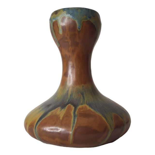 Puisaye Sandstone Vase by Lebret, 1920s For Sale