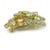 This is a 1960s DeLizza & Elster Juliana cartwheel like brooch. It comes with a combination of aurora borealis coated...