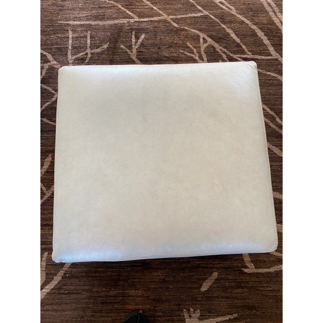 Modern Ralph Lauren Aran Isles Ottoman or Coffee Table in Leather For Sale - Image 3 of 9