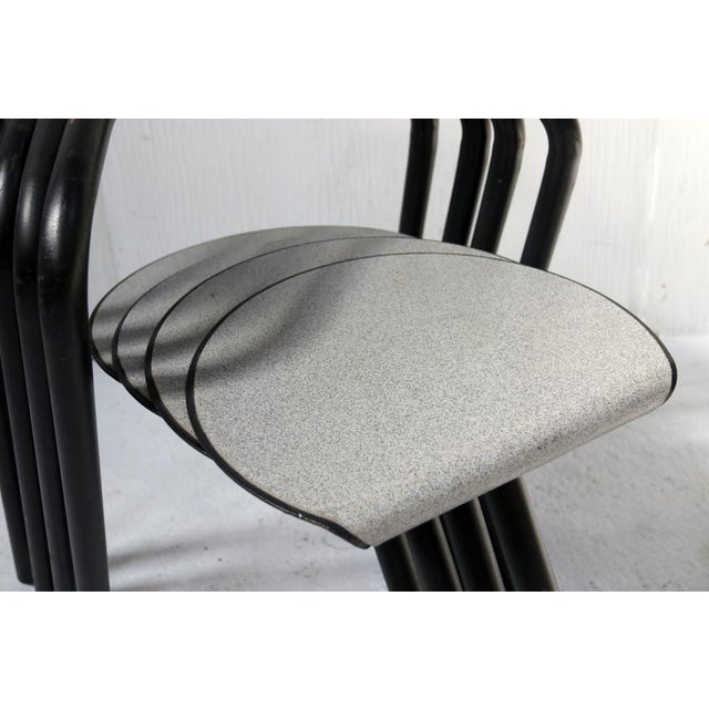 Metal Magnus Chairs by Erik Magnussen for Paustian Stackable, 1989 For Sale - Image 7 of 18