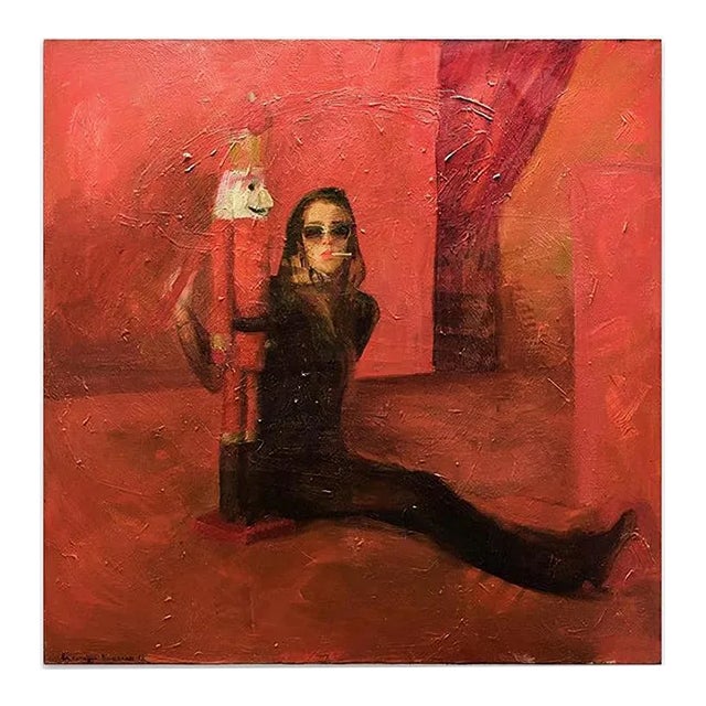 Melania de Leyva - Original Oil on Canvas by Anastasia Kurakina - 2013 2013 For Sale