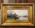 Wood 19th C. French River Landscape Painting Signed J. Lievin for E. Galien-Laloue For Sale - Image 7 of 12