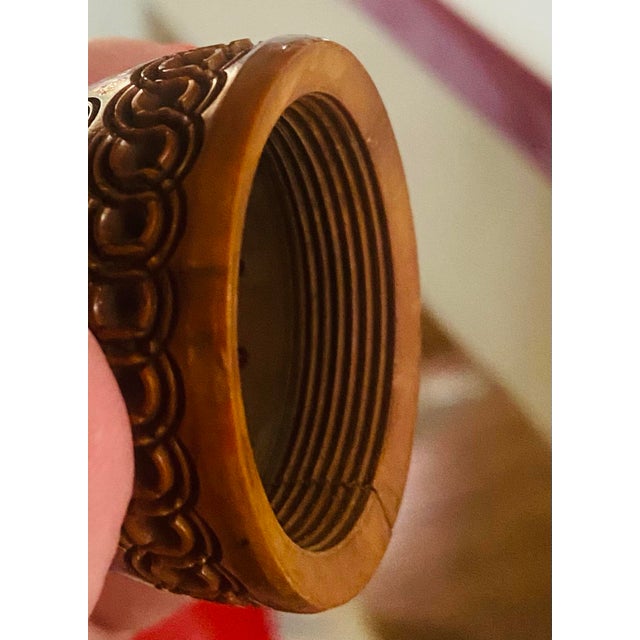 Hand Carved Coquilla Nut Box, 19th Century For Sale In Washington DC - Image 6 of 7