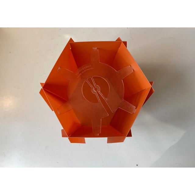 Plastic Mid-Century Orange Harlequin Hanging Lamp by Lars Eiler Schiøler for Hoyrup, 1960s For Sale - Image 7 of 10