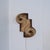 Brutalist Dutch Brutalist Ceramic Wall Sconce, 1960s For Sale - Image 3 of 11
