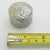 Vintage Italian Handmade Round Silver 800 Floral Embossed Pill Snuff Box, 1980s For Sale - Image 12 of 13