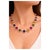 Late 20th Century Bochic “Capri” Vintage Ruby & Sapphire Necklace Set In 18K Gold & Silver For Sale - Image 5 of 11