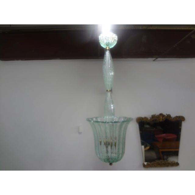 1970s Vintage Murano Glass Lantern by Barovier & Toso For Sale - Image 10 of 11