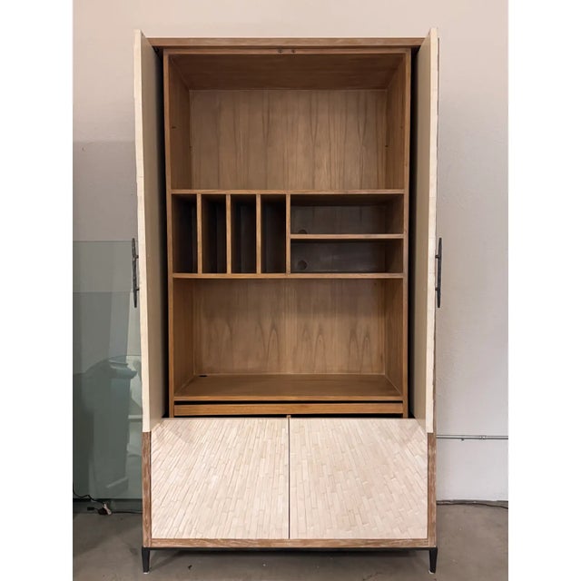 2010s Ironies Forte Custom Cabinet Office Desk For Sale - Image 5 of 12