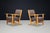 Wood Sculptural European Beech Lounge Armchairs, 1960s, Set of 2 For Sale - Image 7 of 10
