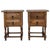 20th Century Spanish Nightstands With Iron Hardware - a Pair For Sale - Image 12 of 12