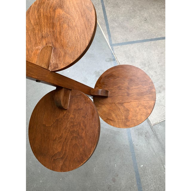 Mid-Century Wood Plant Stand in the style of André Groult, 1960s For Sale - Image 18 of 18