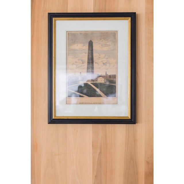 1990s Bunker Hill Monument Print For Sale - Image 4 of 4