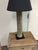 Restoration Hardware 19th Century Zinc Column Table Lamp For Sale - Image 11 of 12