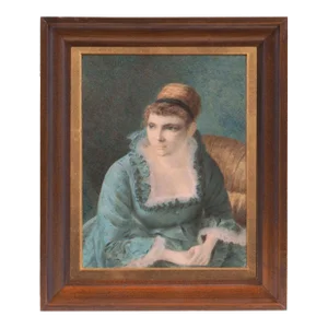 'Young Lady Seated' by Charles James Turrell, 1876, Royal Academy London, Pennsylvania Academy of Fine Art, Queen Victoria, King Edward VII