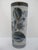 Ken Edwards Tonalá Mexican folk art pottery vase from the El Palomar Blue collection. Stoneware cylinder vase with sweetly...