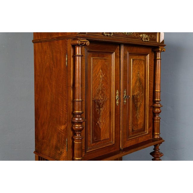 Wilhelminian Style Side Cabinet or Buffet Shelf, 1890s-1910s For Sale - Image 6 of 18