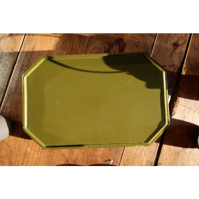Contemporary Vintage 1970s Vietnamese Ceramic Tea Set With Lacquered Tray, Hanoi – Minimalist For Sale - Image 3 of 13