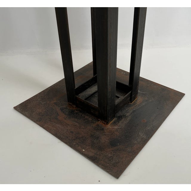 1920s Pair of Cast Iron Vase Floor Lamps For Sale - Image 9 of 15