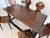 Rustic Farmhouse Dining Table and Chairs in Pine, Set of 7 For Sale - Image 3 of 8