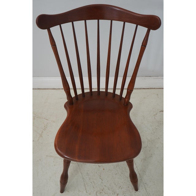 Age: Approx. 25 Years Old Details: Solid Cherry Shapley Saddle Seats Windsor Style High Quality Construction Offered @...