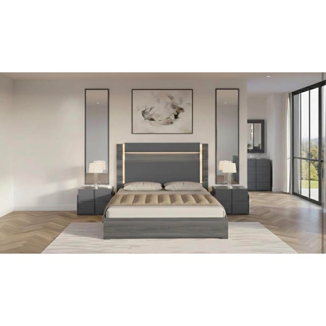 Elevate your bedroom with the Casa Milano Aryan Collection, a refined Italian-made bedroom set designed with modern...