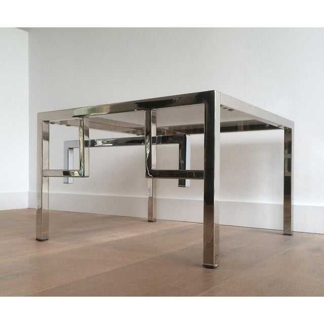 Silver Design Chrome Side Tables, circa 1970 - A Pair For Sale - Image 8 of 10