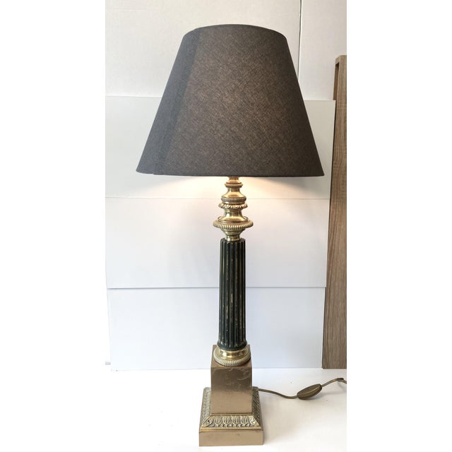 Large Antique French Carcel Lamp in Gilt Bronze and Brass, 1800s For Sale - Image 5 of 12