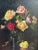 1 Fine Art Early 20th Century Oil Painting Still Life Flowers "Garden Roses" By Ernest Higgins Rigg Staithes Group Artist....