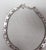 Vintage 1970s Signed Monet Rhodium Plated Articulated Buckle Collar Necklace For Sale - Image 9 of 9