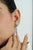 14k Yellow Gold 1.34ct Turquoise Cabochon Diamond Double Halo Stud Earrings- A Pair For Sale - Image 13 of 15