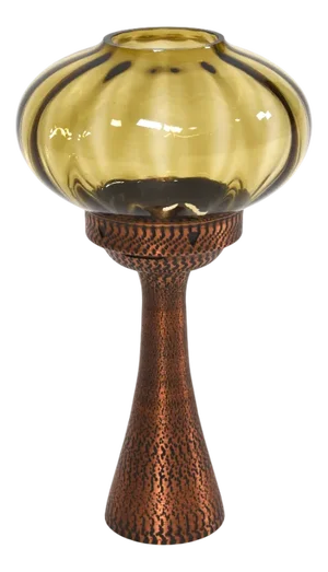 Handcrafted Copper Candleholder by Mussbach Metall, West Germany, 1960s