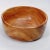 Vintage Hand Turned Bowl from Single Piece of Wood with Beautiful Blonde Wavy Grain Measures approx. 11D x 4.5H Please...