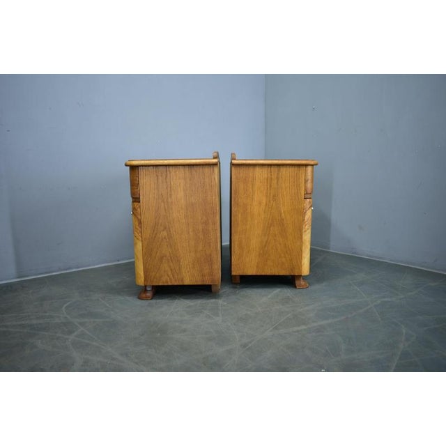 Art Deco Bedside Tables, Czechoslovakia, 1939, Set of 2 For Sale - Image 12 of 18