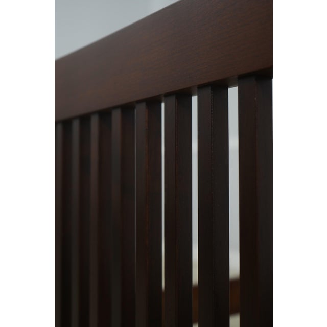 Stickley Mission Cherry Queen Size Spindle Bed For Sale - Image 11 of 16