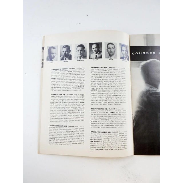 1950s Vintage 1954 Art Department University of Texas, Austin Catalog For Sale - Image 5 of 11