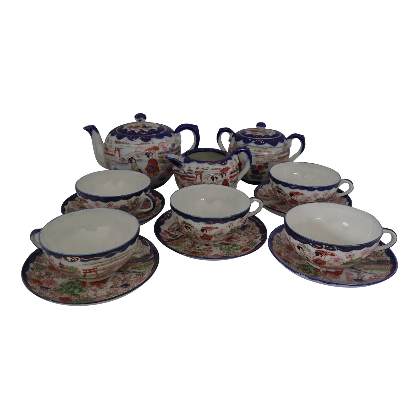 Antique Japanese Tea Set Chairish