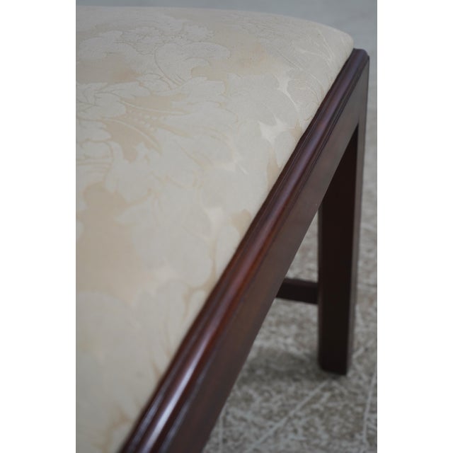 Set of 6 Baker Chippendale Carved Mahogany Dining Room Chairs For Sale - Image 15 of 18