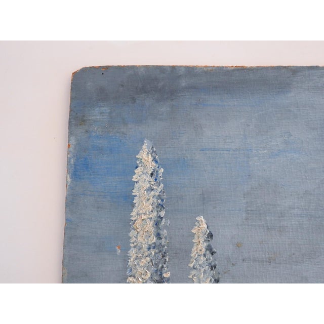 Rustic Early 20th Century Desert Yucca Landscape Painting For Sale - Image 3 of 7