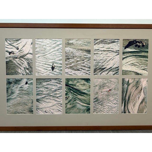 Coastal Artisan's Gallery Photographic Tiles of Muir Beach, Framed For Sale - Image 3 of 11