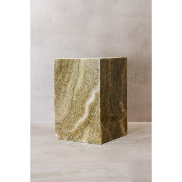 Side Table in Onyx For Sale - Image 4 of 8