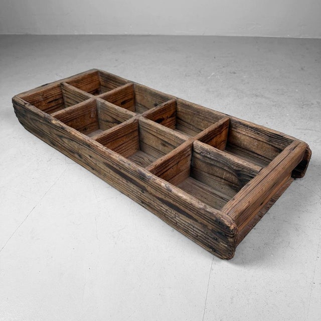 Antique Japanese Display Tray with Compartments, 1910s For Sale - Image 11 of 16