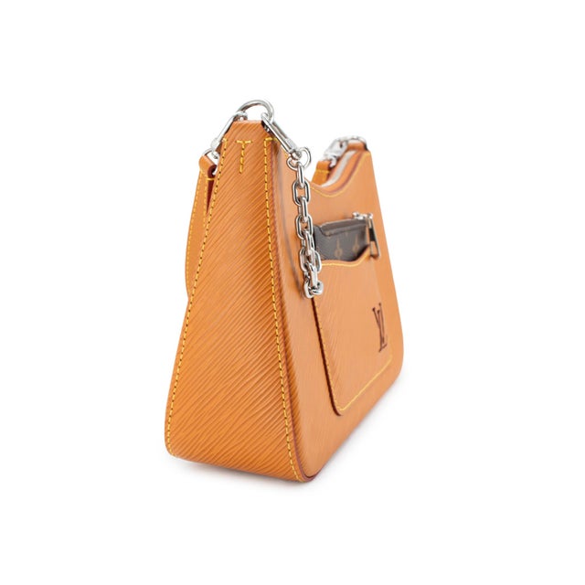 Louis Vuitton Louis Vuitton Marelle Gold Miel Epi Leather Silver-Tone Hardware Hobo Handbag For Sale - Image 4 of 11