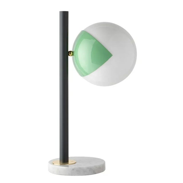 Glass Green Table Lamps by Magic Circus Editions, Set of 2 For Sale - Image 7 of 12