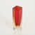 Red and Yellow Sommerso Murano Glass Vase attributed to Flavio Poli, Italy, 1960s For Sale - Image 16 of 18