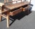 Vintage Rustic Chinoiserie Teak Bench W Two Drawers For Sale - Image 10 of 17