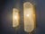 Glass Glass and Brass Wall Sconces from Fischer Leuchten, 1960s, Set of 2 For Sale - Image 7 of 12